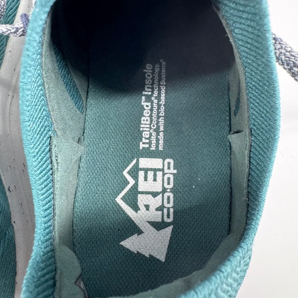 REI Co-op Beyonder Sneakers Womens 9.5 Green Knit Walking Shoes 00022950